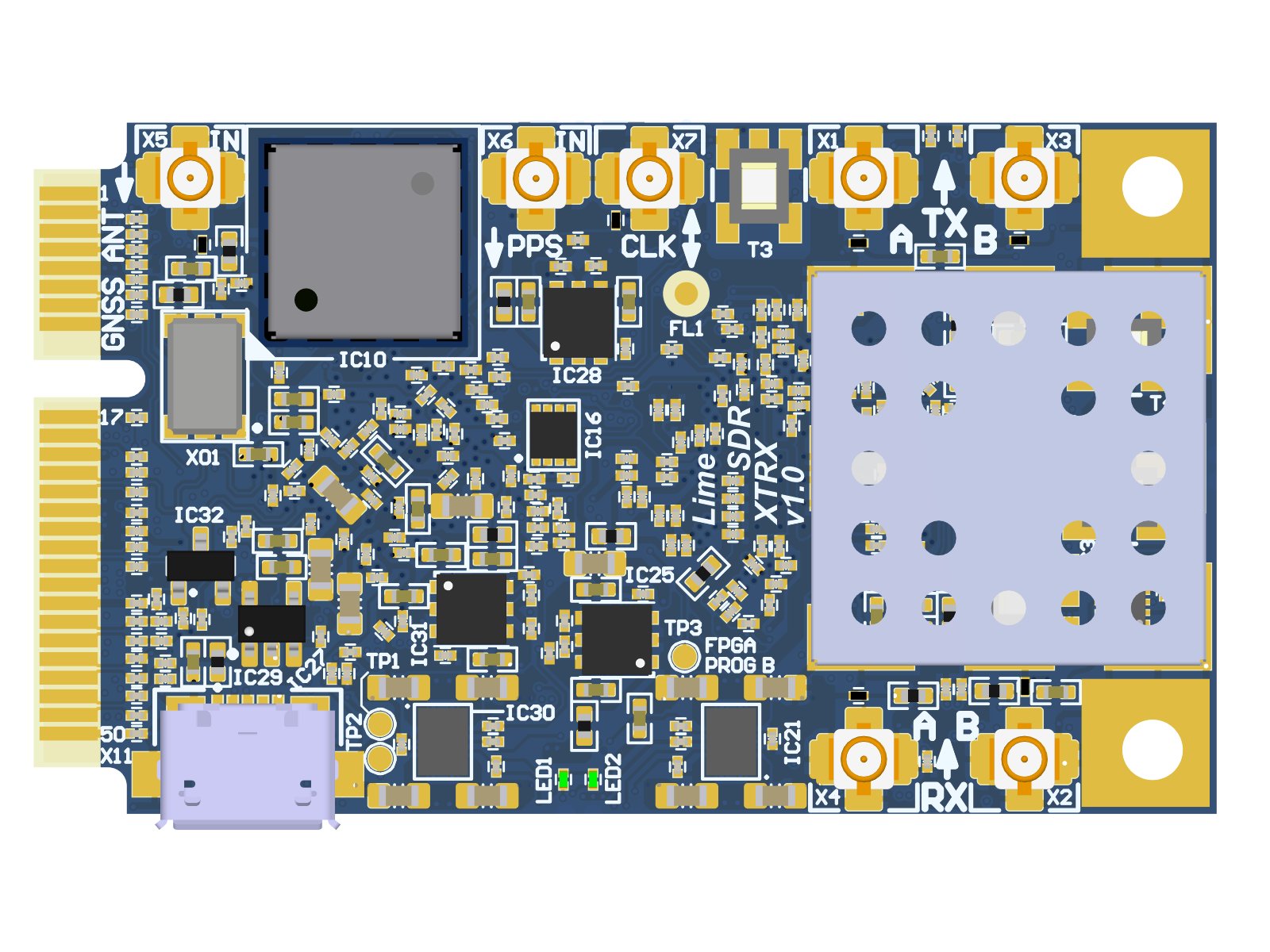 LimeSDR XTRX | Crowd Supply