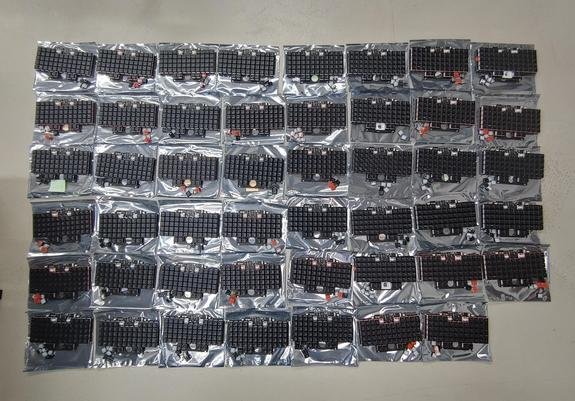 lots of repaired Pocket Reform keyboards