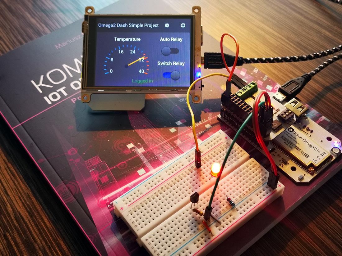 Reading an Analog Temperature Sensor  Onion Omega2 Arduino Dock Starter Kit